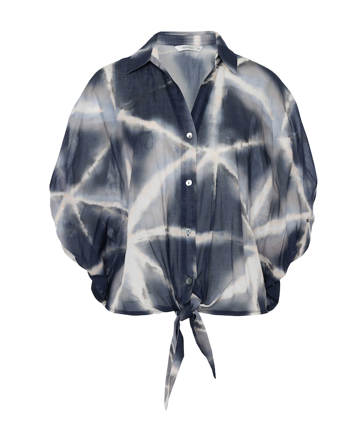 Dames blouse blauw