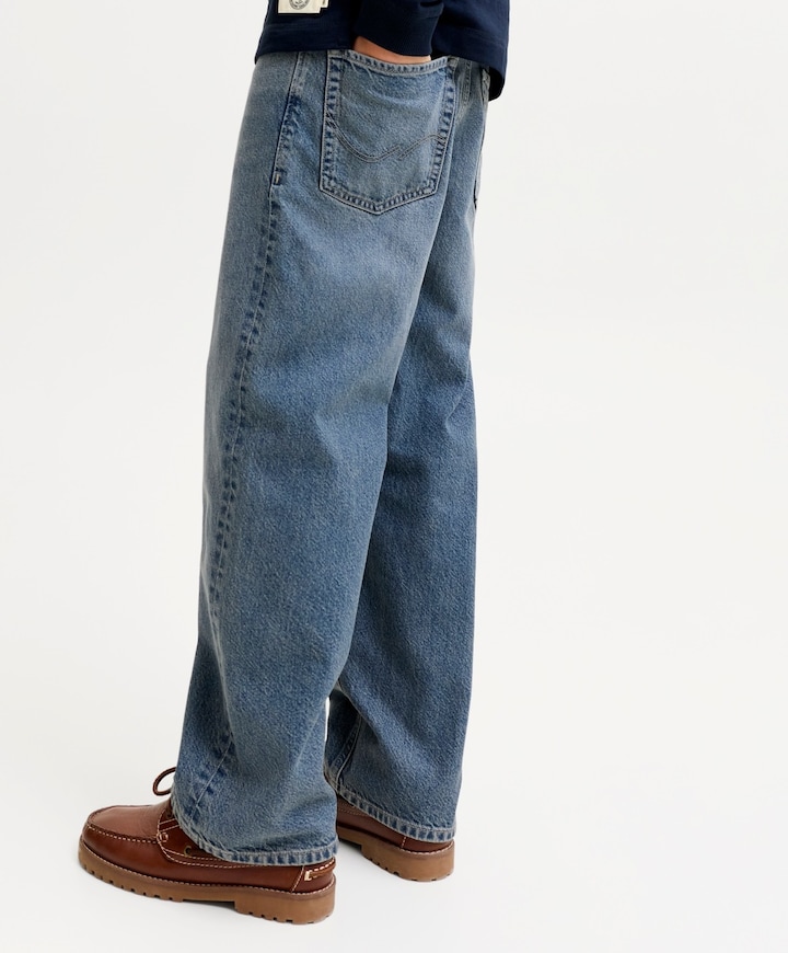 JJIALEX JJORIGINAL SQ 032 SN JNR jongens jeans blauw
