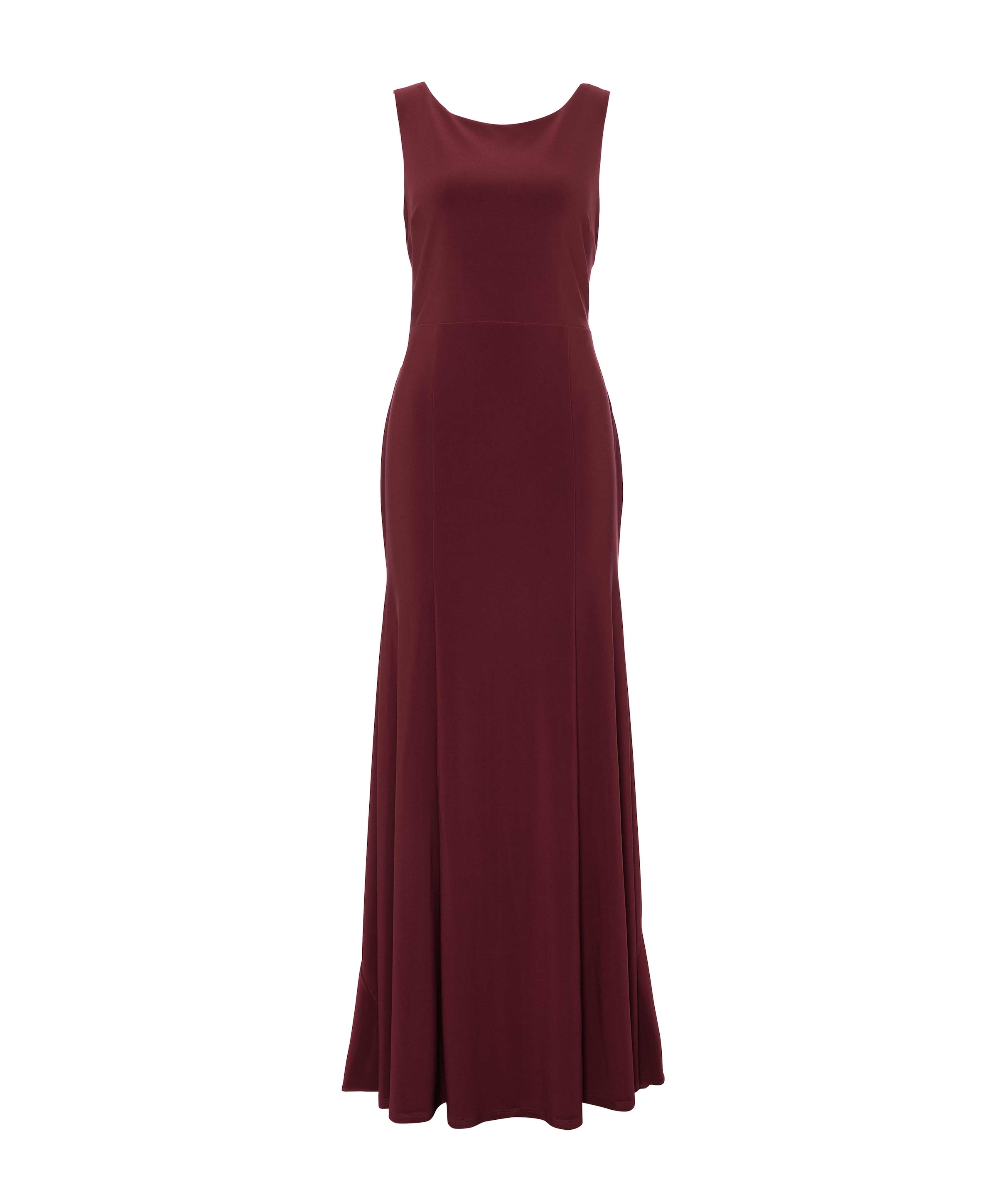 Dames jurk bordeaux