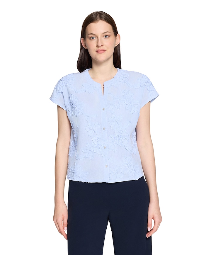 Dames blouse blauw