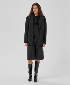 Dames blazer grijs