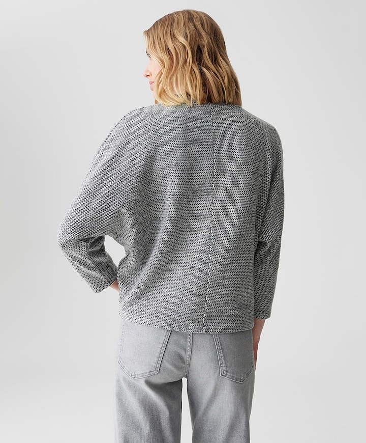 Dames longsleeve grijs