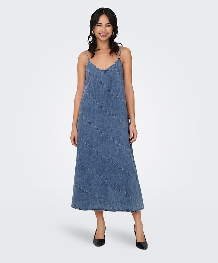 Dames jurk blauw