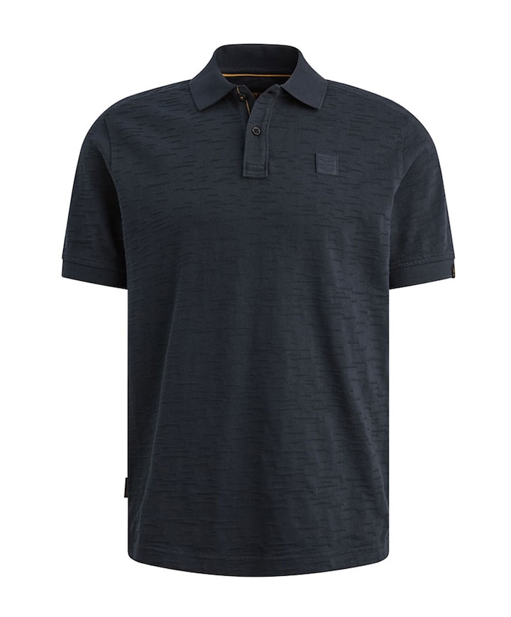 Heren polo blauw