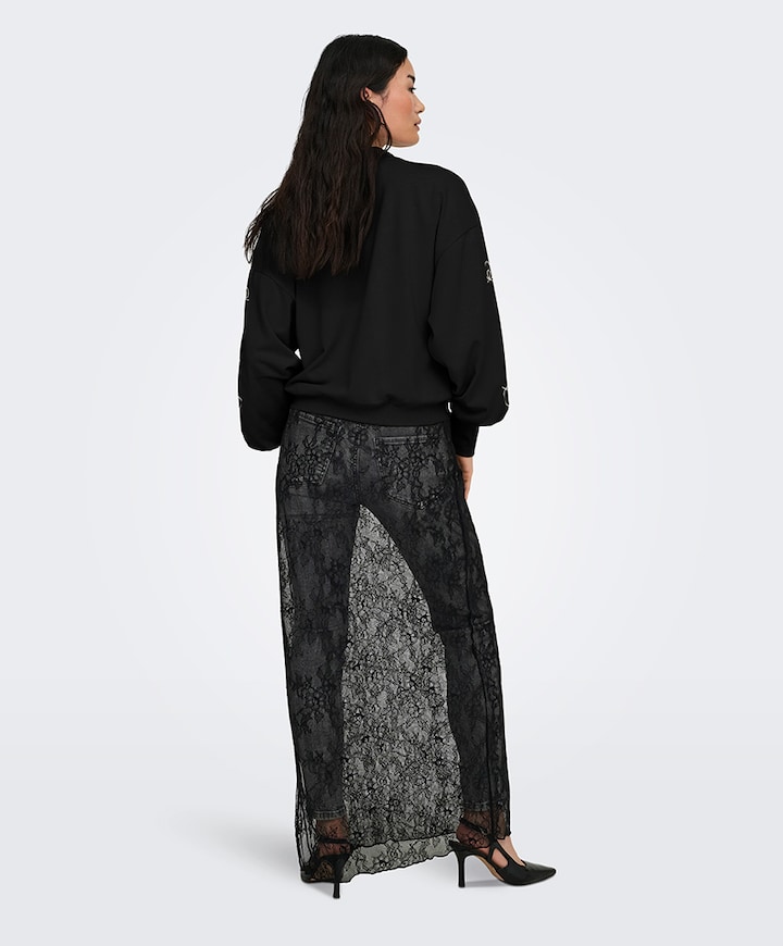 Dames sweater zwart