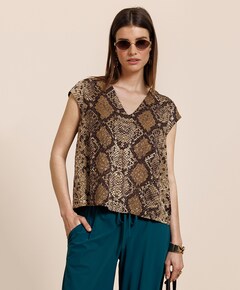 Dames top beige
