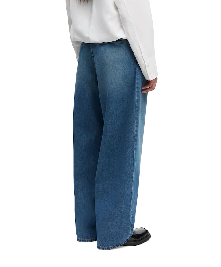 Saharper pleat 15893 dames jeans blauw
