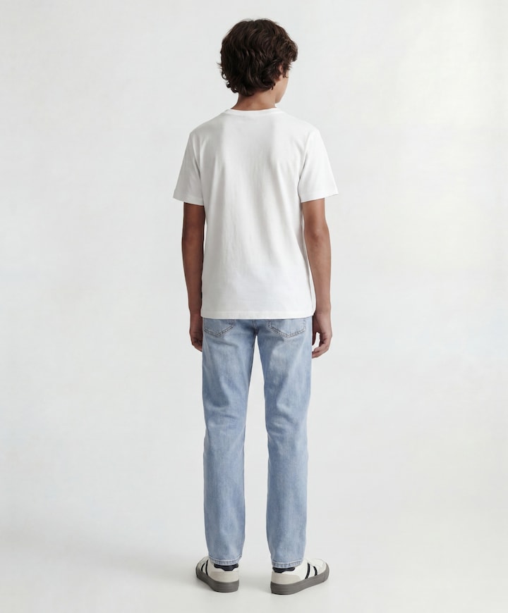 JJICLARK JJORIGINAL SQ 702 NOOS JNR jongens jeans blauw