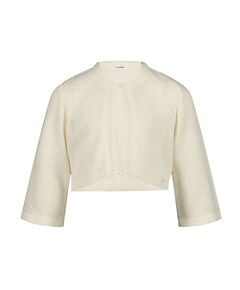 Meisjes vest ecru