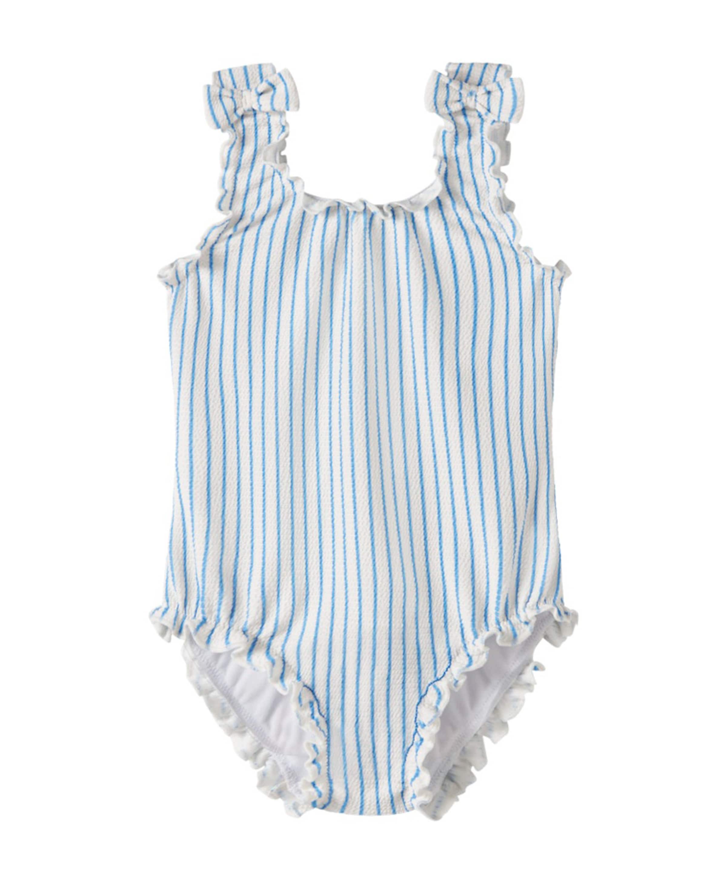 Meisjes badpak blauw