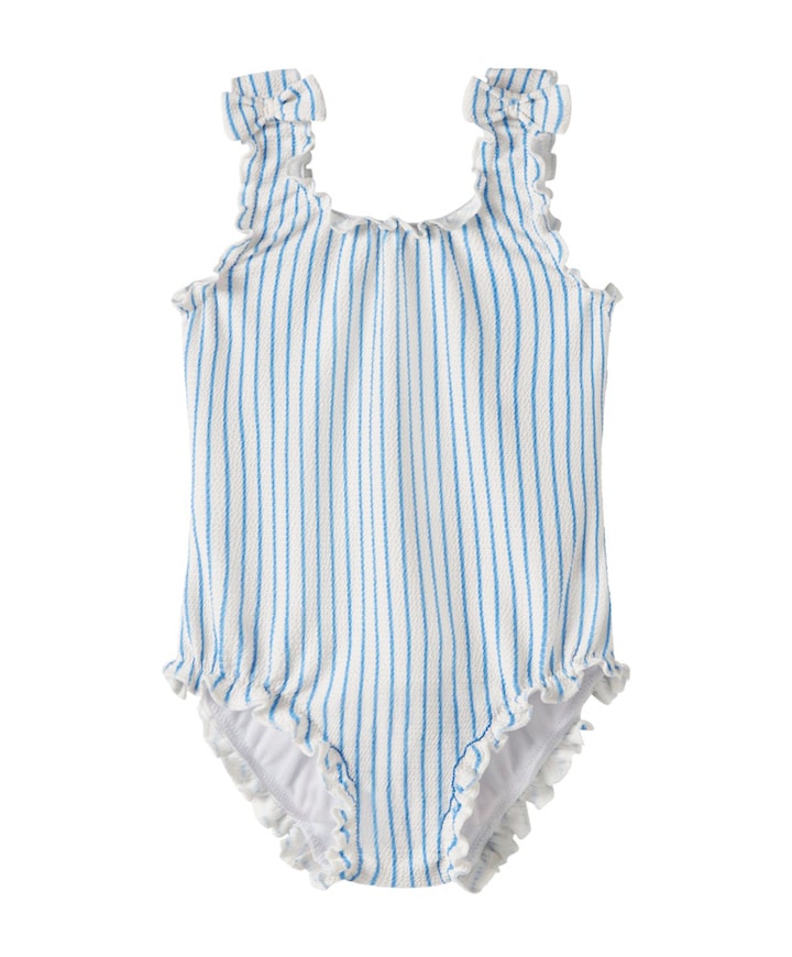 Meisjes badpak blauw