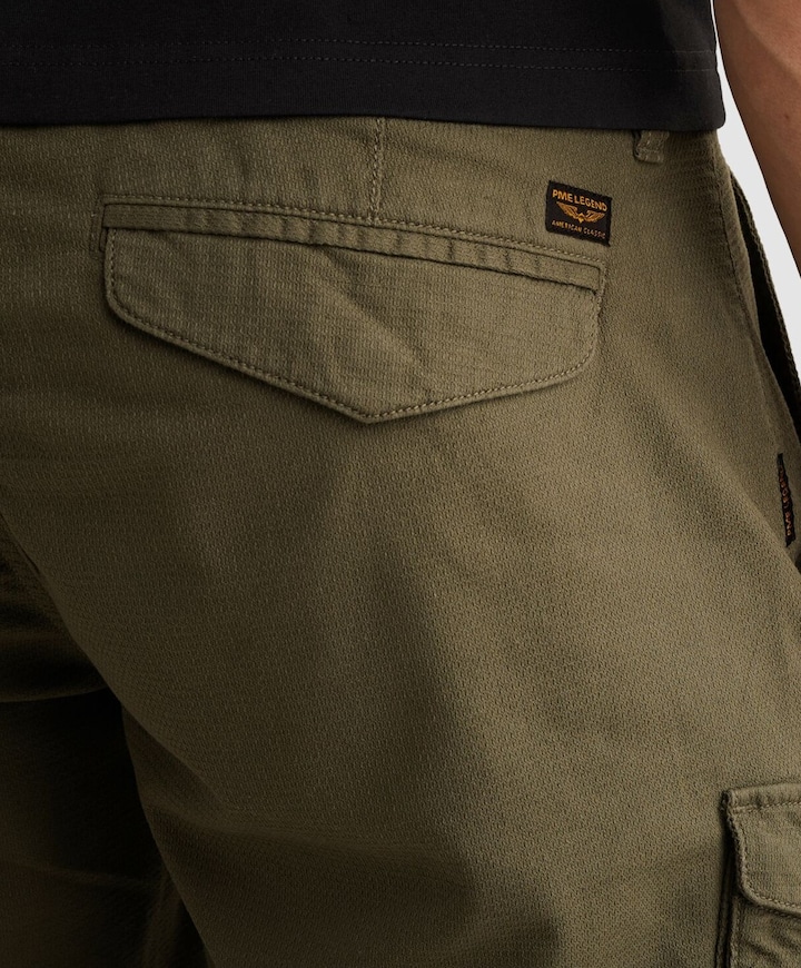JETHEED CARGO SHORTS STRETCH LINEN heren korte broek groen