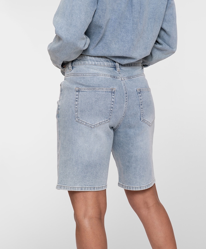 Jeans shorts stones dames korte broek blauw