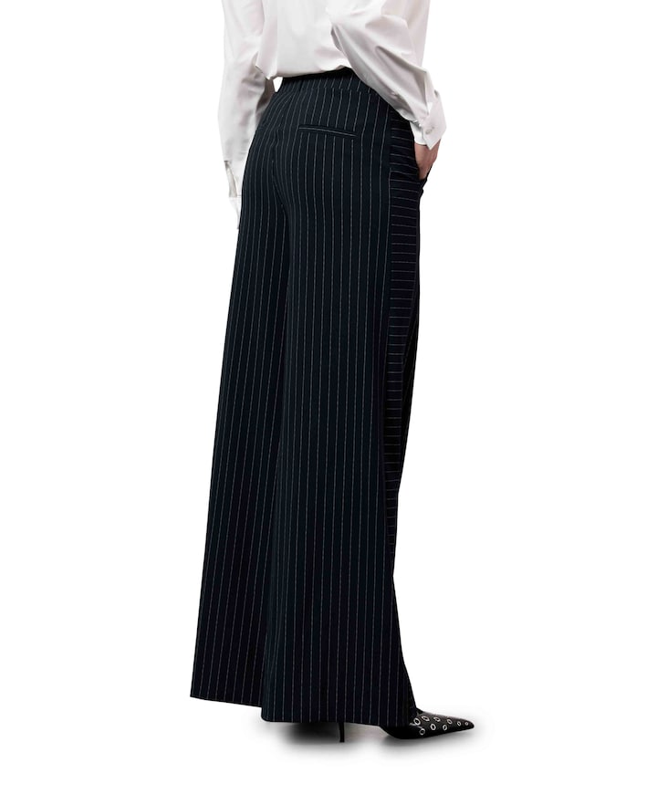 Pilar pinstripe trousers blauw