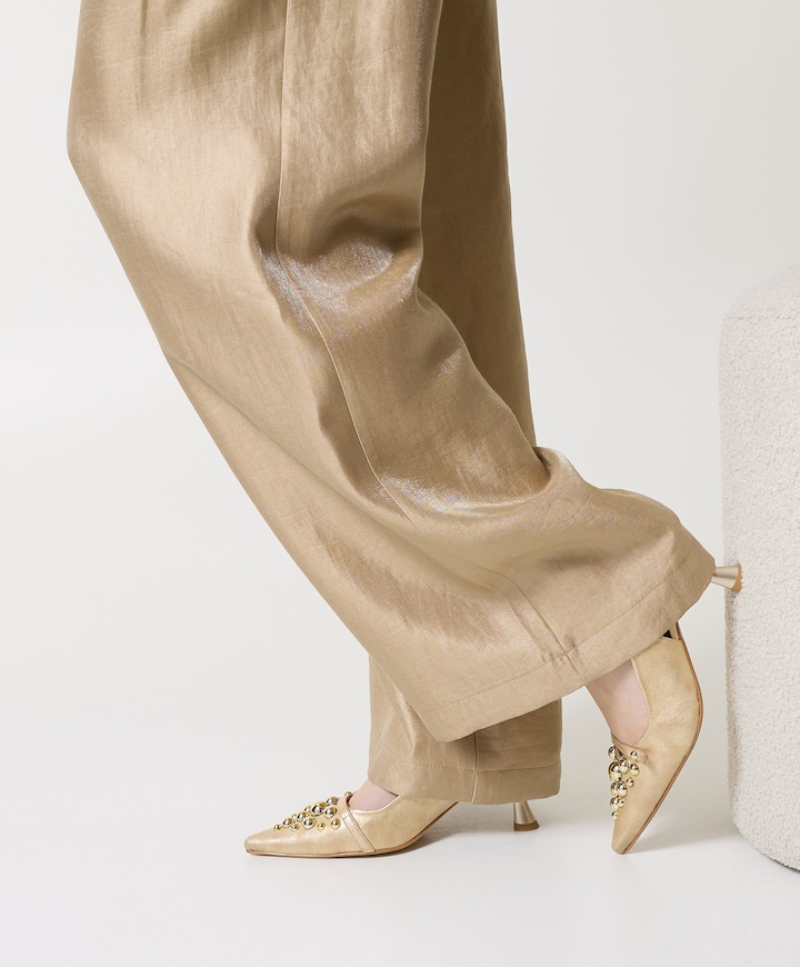 dames slingbacks goud