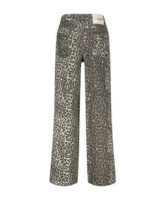 Cassie Leopard meisjes jeans grijs