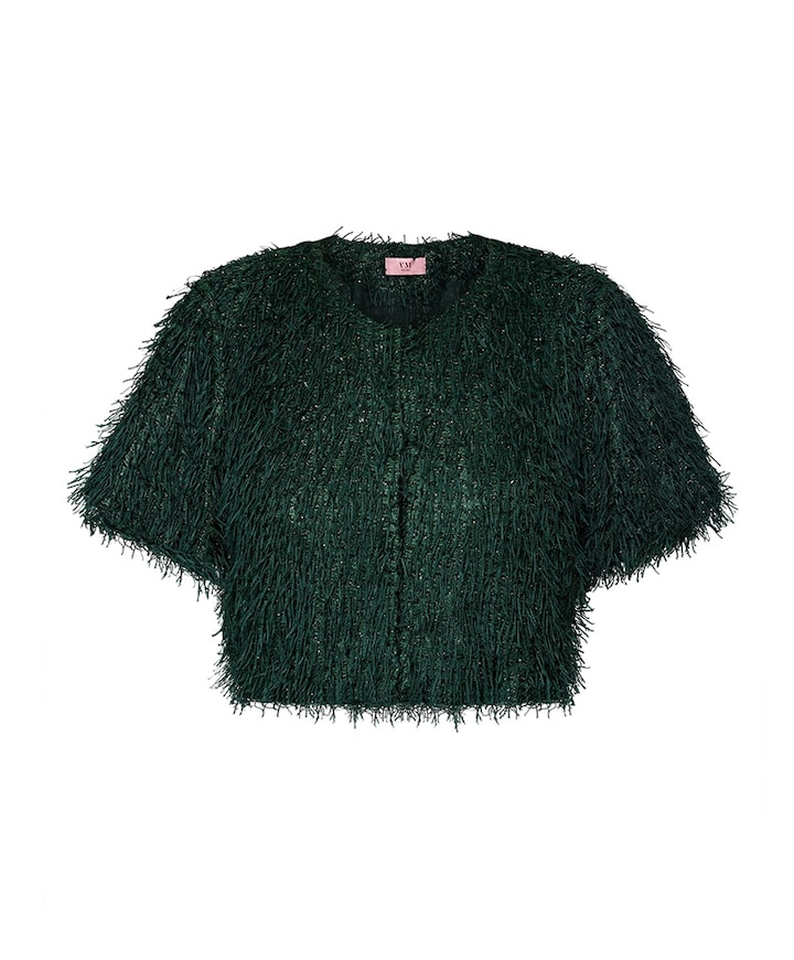 Dames vest groen