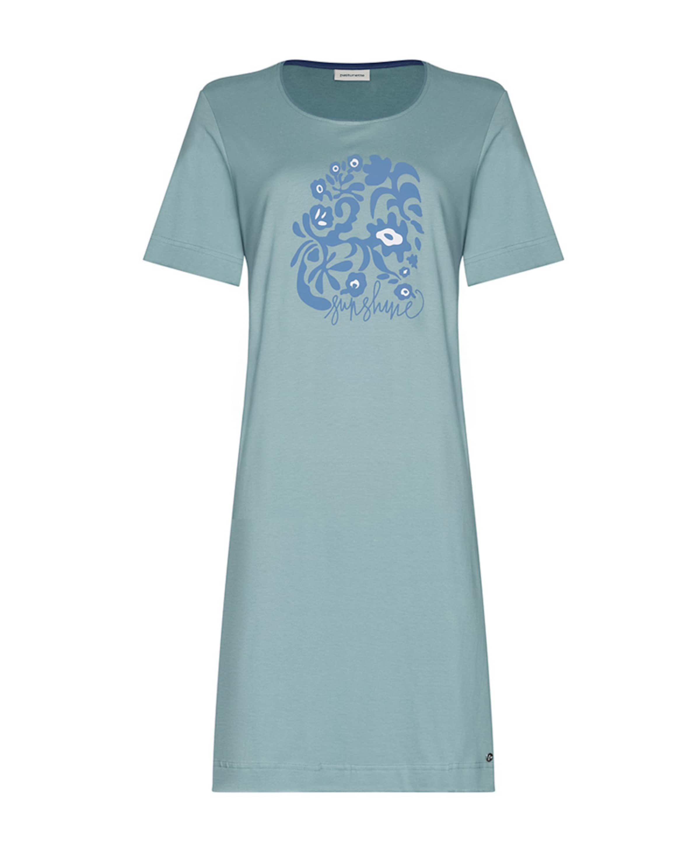 Dames nachthemd blauw