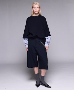 dames bermuda blauw