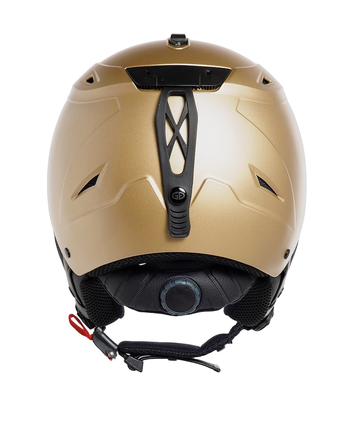 Skihelm goud