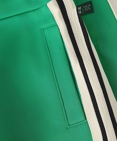 Wide Sporty meisjes broek groen