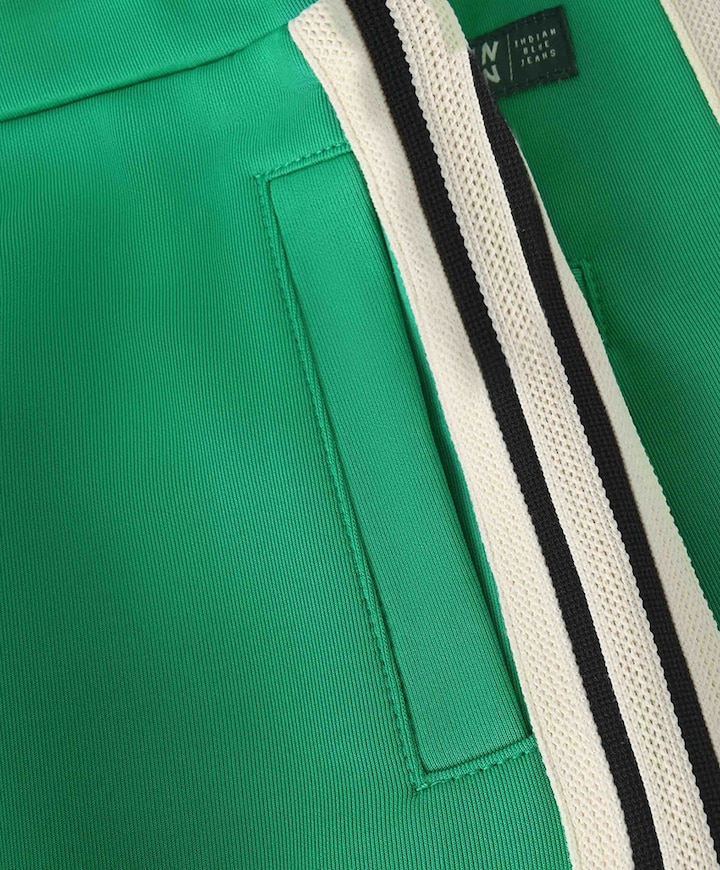 Wide Sporty meisjes broek groen