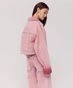 Dames spijkerjas  roze