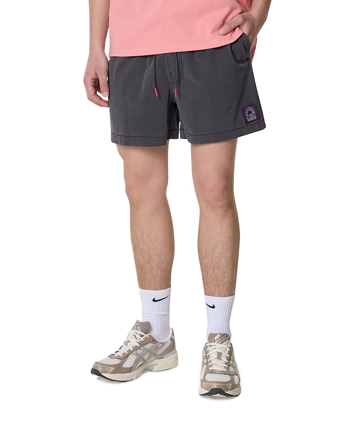 Sandbar garment dyed short heren korte broek grijs