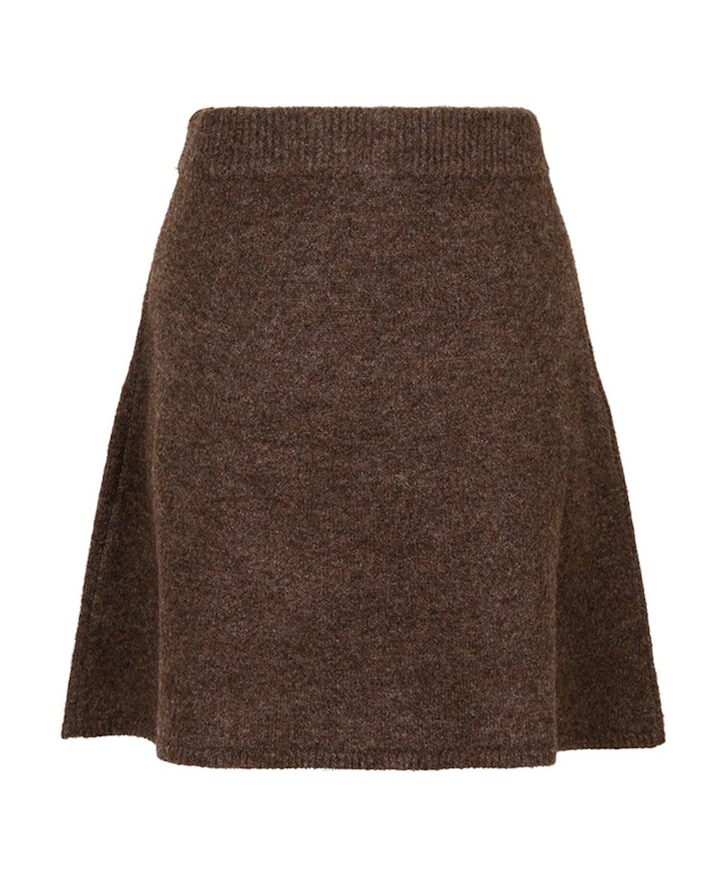 Dames rok bruin