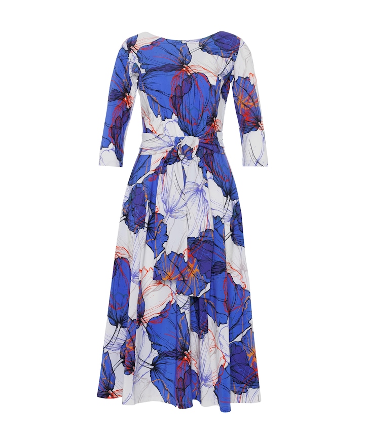 Dames jurk blauw