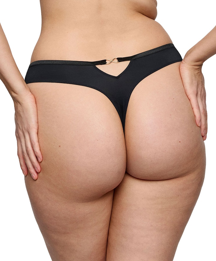 Dames string zwart