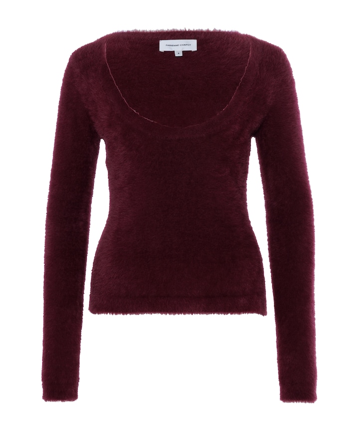 Trui bordeaux