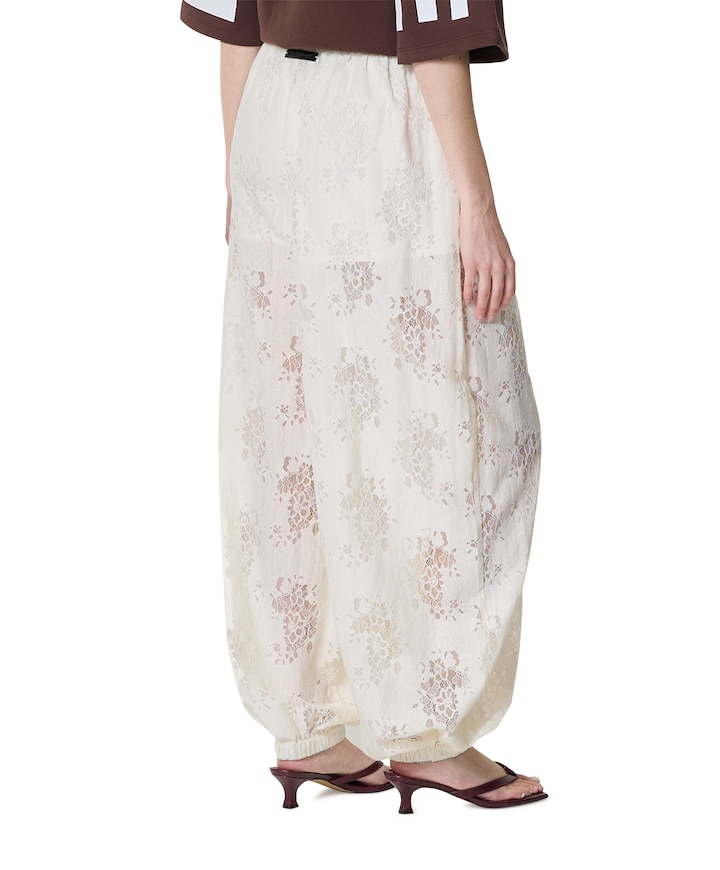 Bella Lace Harem Tall dames broek ecru