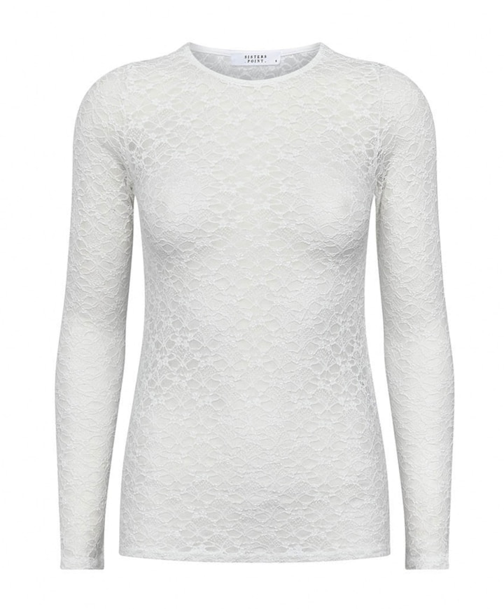 Dames top ecru