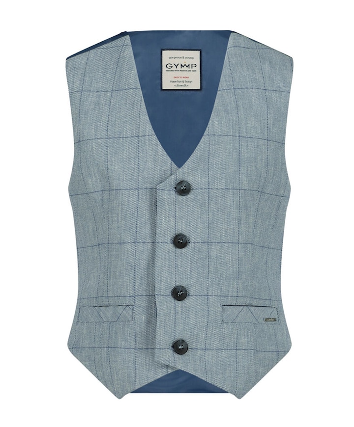 Jongens gilet blauw