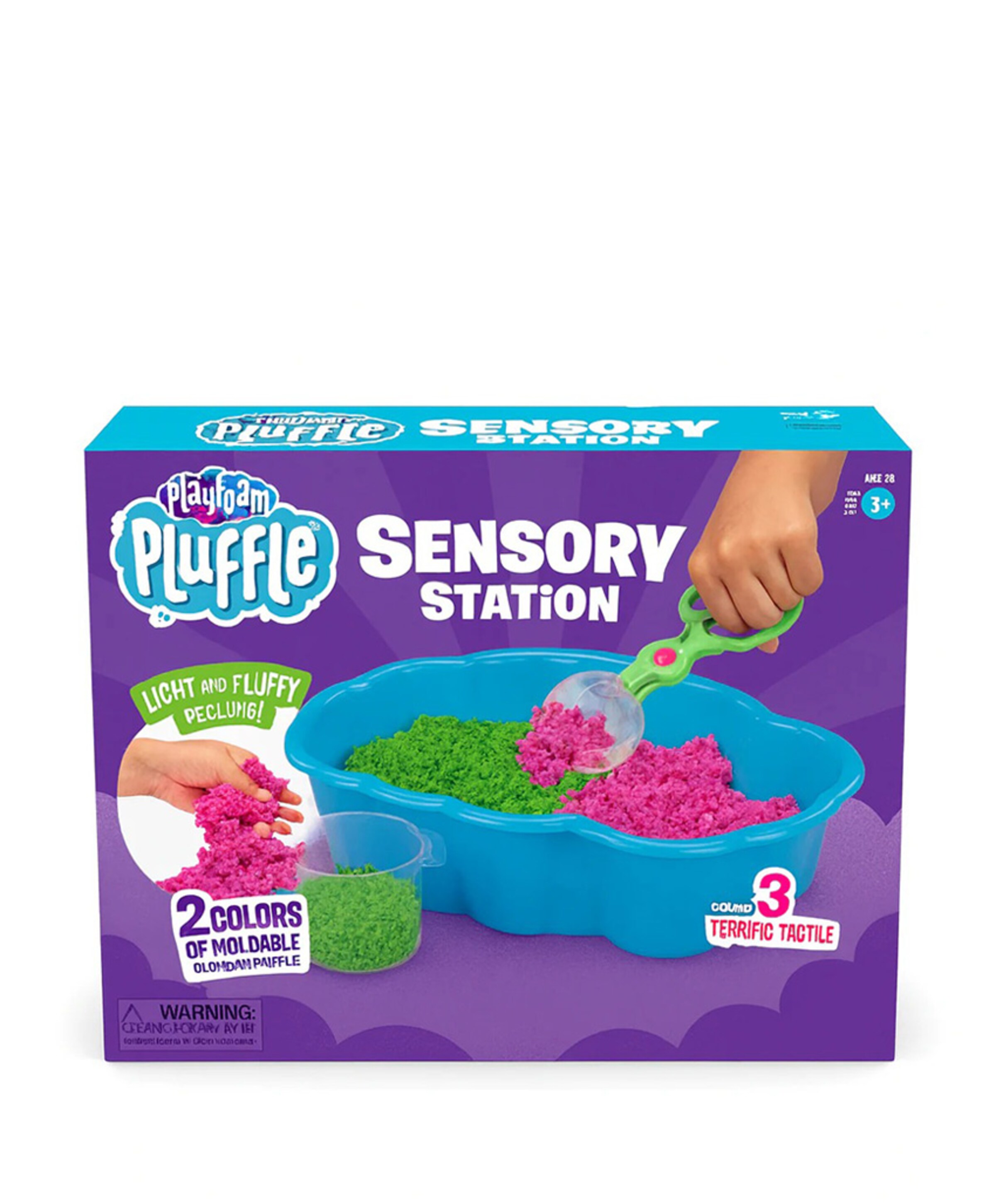 Playfoam pluffle sensory station