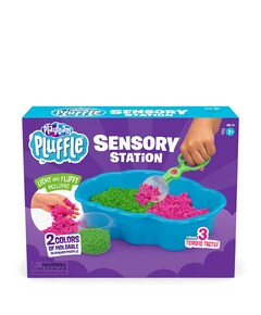 Playfoam pluffle sensory station