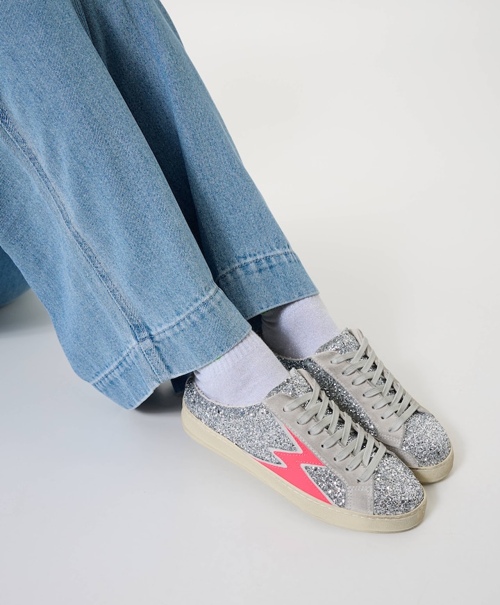 dames sneakers zilver