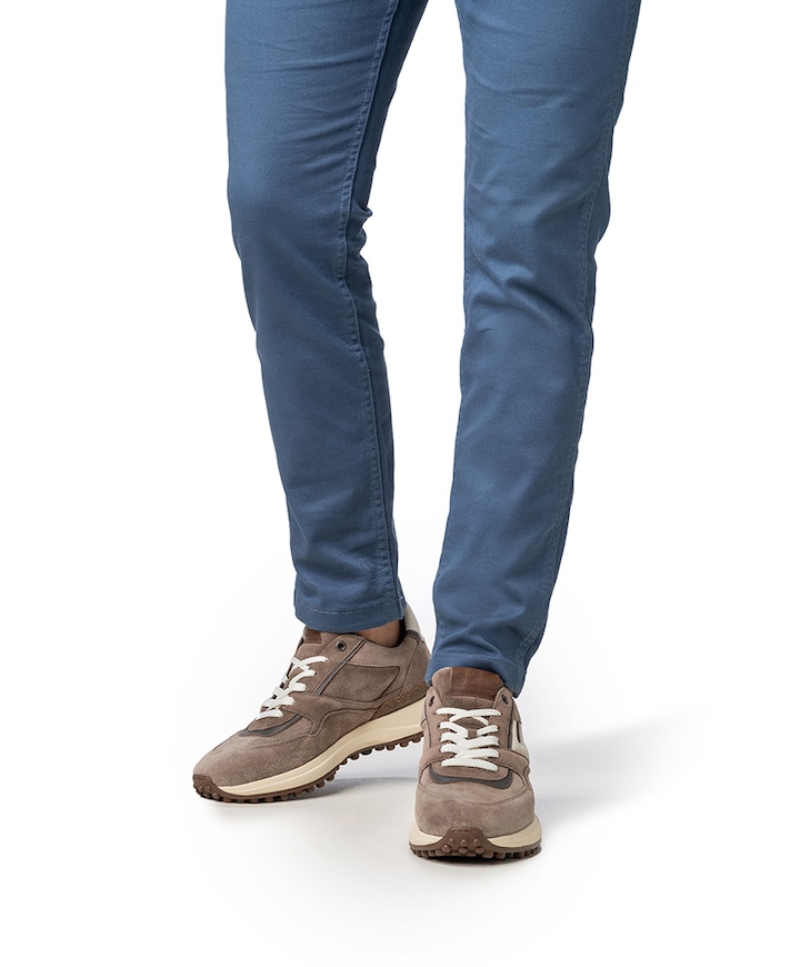 heren sneakers beige