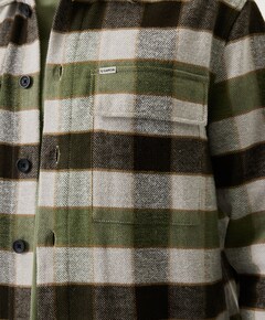 Heren overshirt bruin