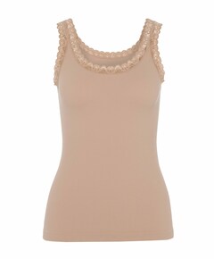 Dames top beige