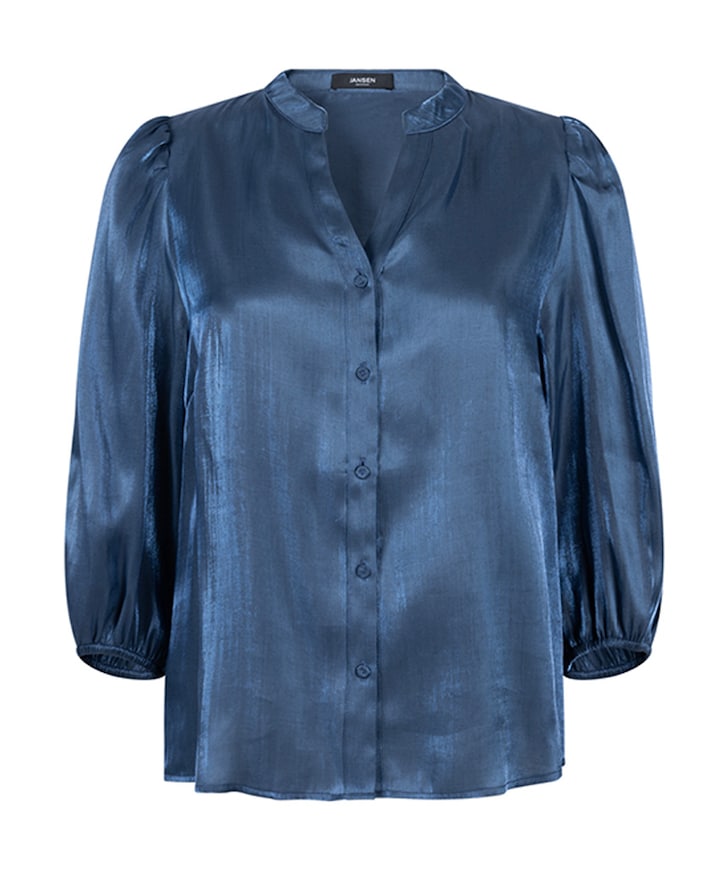 Blouse blauw