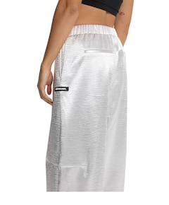 SHINY dames broek zilver