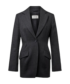 Dames blazer grijs