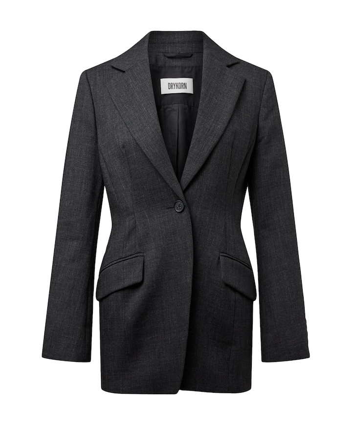 Dames blazer grijs