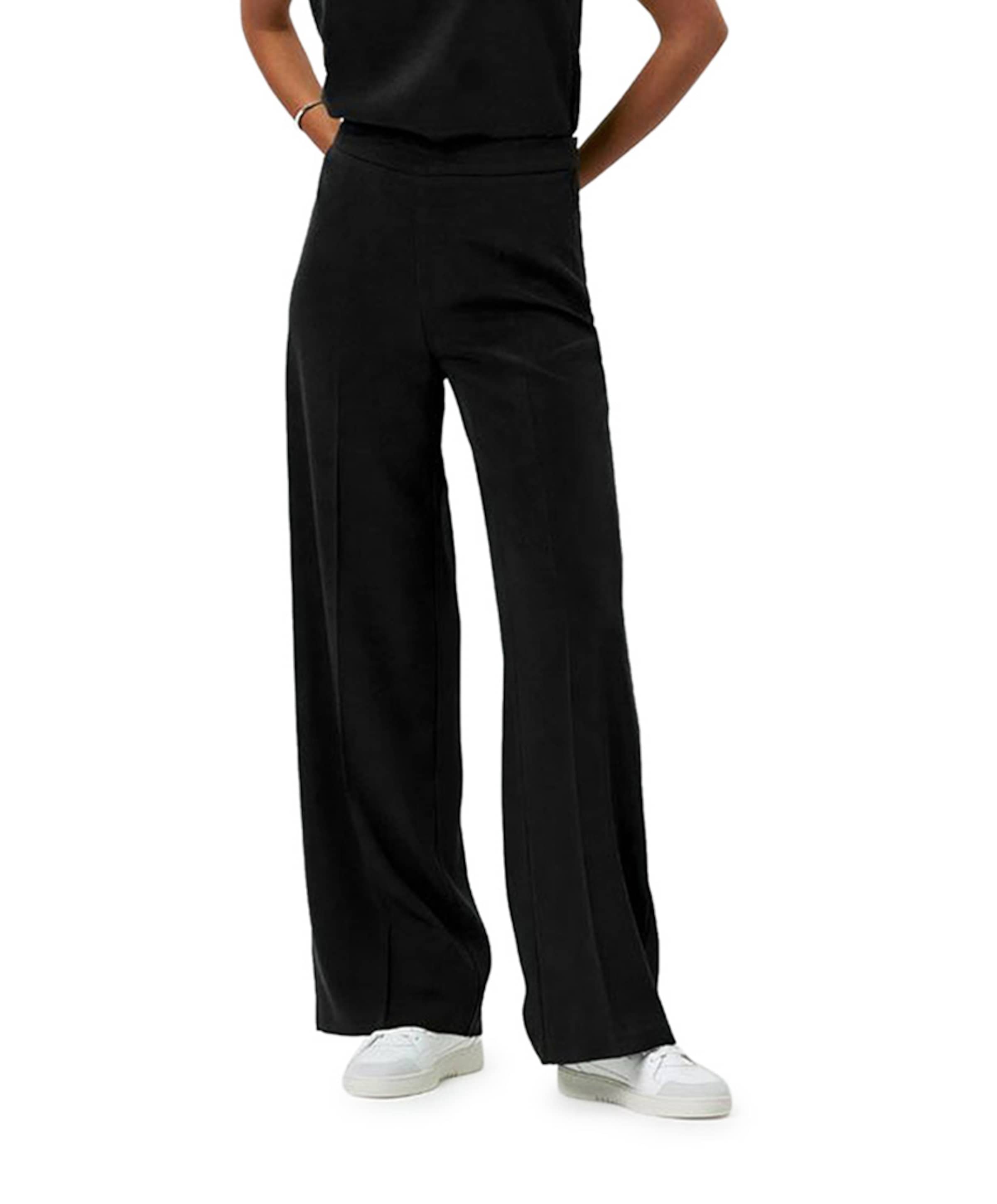 Lucas wide leg pants dames pantalon zwart