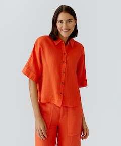 Dames blouse oranje