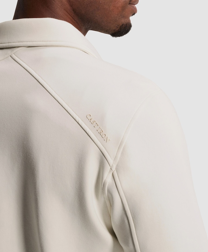 Heren overshirt ecru