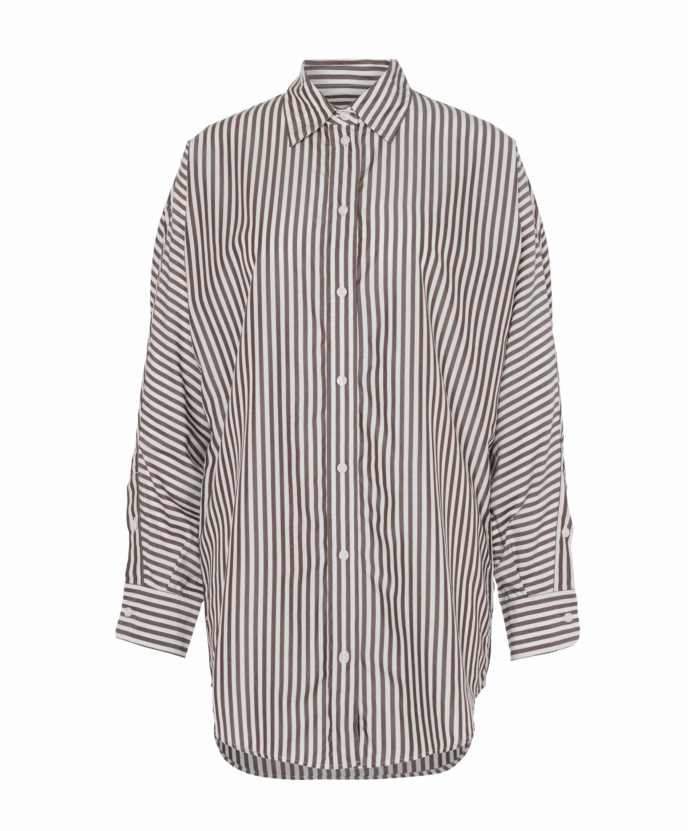 Dames blouse bruin