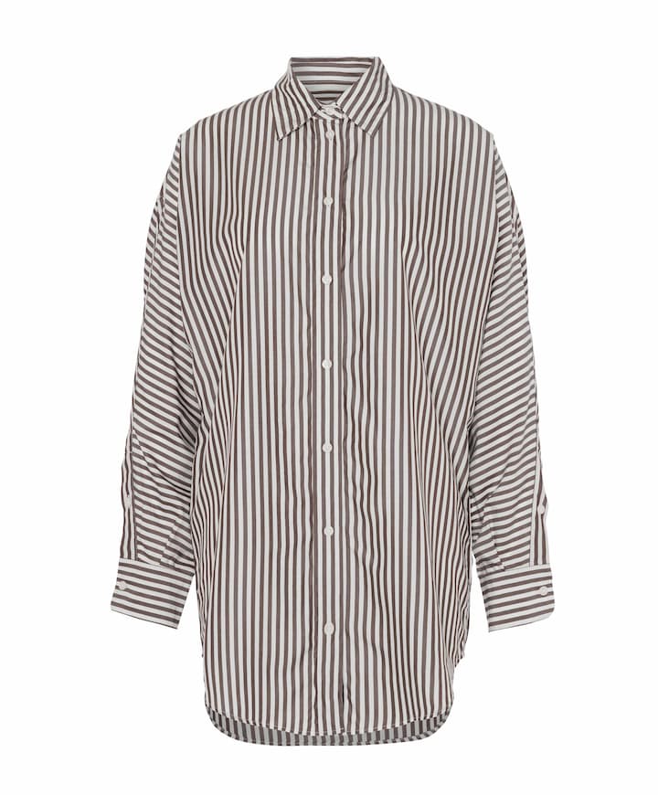 Dames blouse bruin